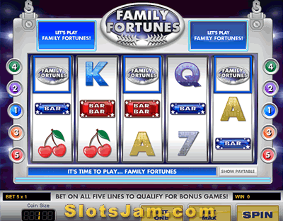 Family Fortunes - New Prizes! Slots Bonus Game